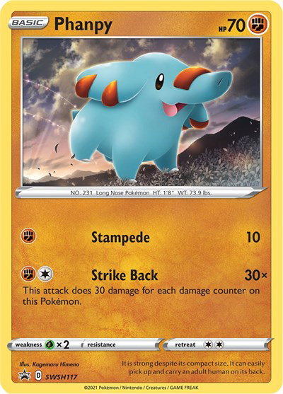 Phanpy SWSH117 — Sword & Shield Promo