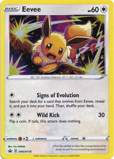 Eevee SWSH118 — Sword & Shield Promo