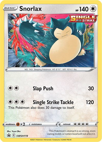 Snorlax SWSH119 — Sword & Shield Promo