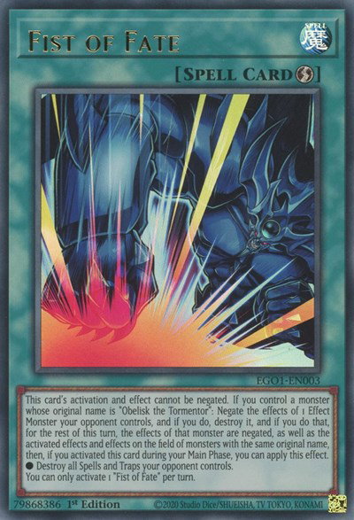 yu gi oh egyptian god deck obelisk the tormentor Obelisk the Tormentor EGO1-EN001 Yu-Gi-Oh! Card