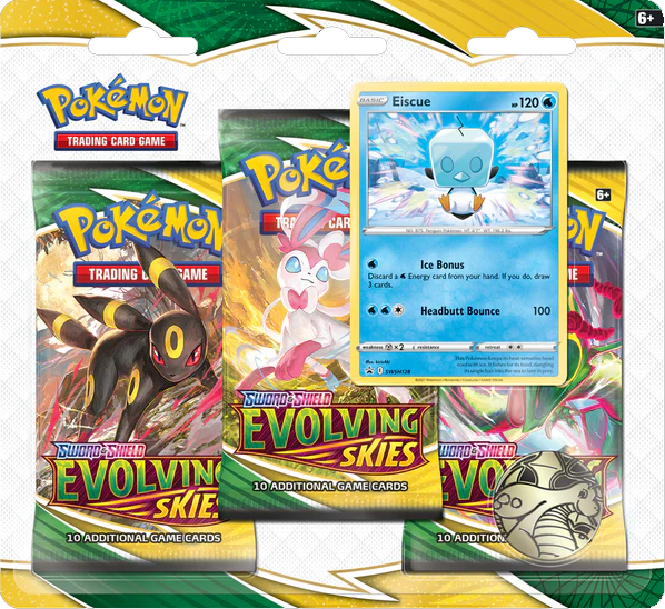 Evolving Skies 3 Pack Blister [Eiscue]