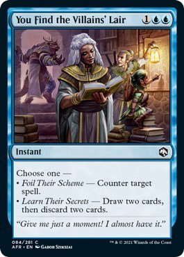 You Find the Villains' Lair - 84 - Adventures in the Forgotten Realms  Magic: The Gathering - Collectr