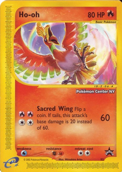 Ho-oh [Pokemon Center NY] 52/53 — WoTC Promo