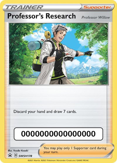 Professor's Research (with Pokemon Go Code) SWSH178 — Sword & Shield Promo