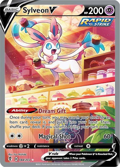 what pokemon set has 203 cards Latios #203 EXTENDED ART  Raycardza [Fire] Abyssal Flames (30+) This attack does 20 more damage for each Energy card in your discard pile Everyone knows Evolving Skies IS