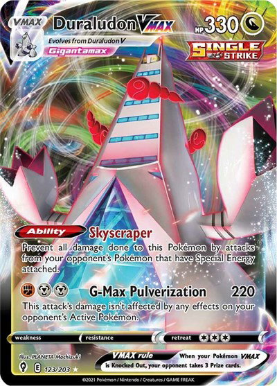 Duraludon VMAX 123/203 — Evolving Skies