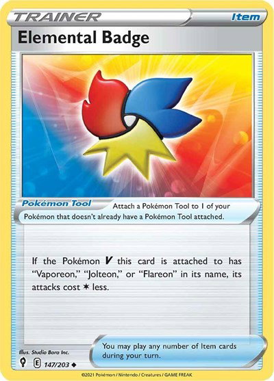 Elemental Badge 147/203 — Evolving Skies