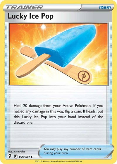 Lucky Ice Pop 150/203 — Evolving Skies