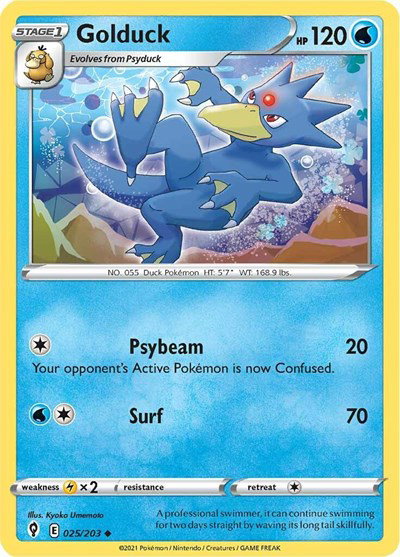 Golduck 025/203 — Evolving Skies