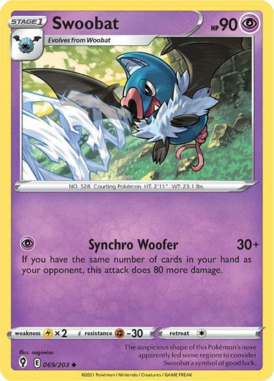 Swoobat 069/203 — Evolving Skies