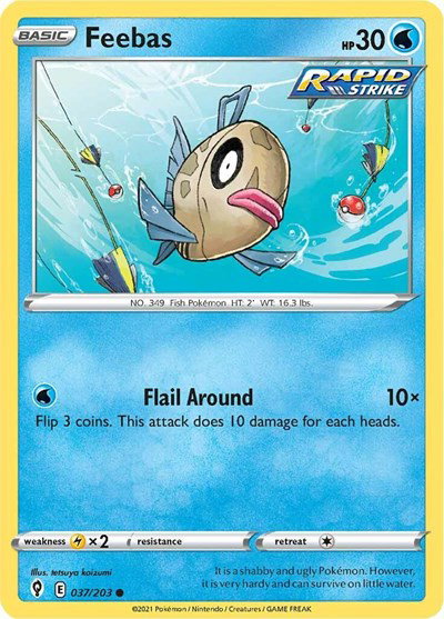Feebas 037/203 — Evolving Skies
