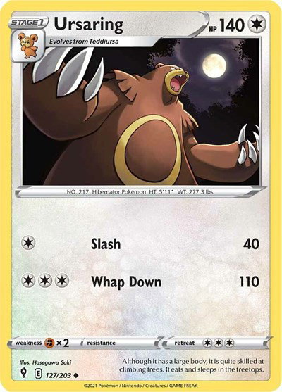 Ursaring 127/203 — Evolving Skies