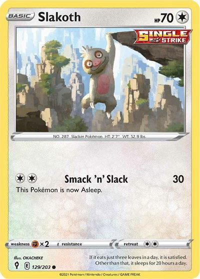 Slakoth 129/203 — Evolving Skies