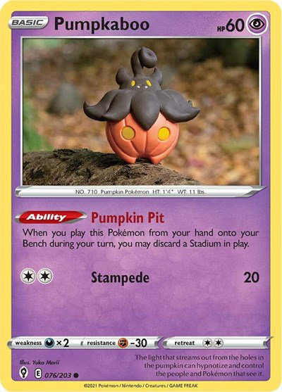 Pumpkaboo 076/203 — Evolving Skies