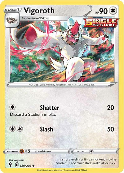 Vigoroth 130/203 — Evolving Skies