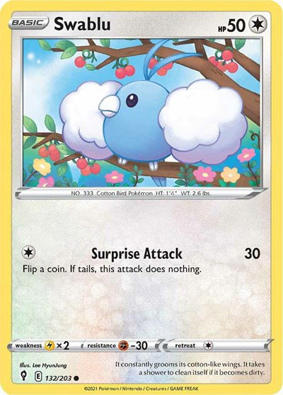 Swablu 132/203 — Evolving Skies