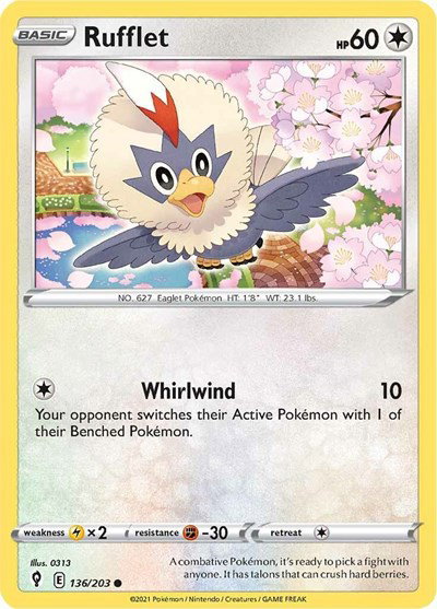 Rufflet 136/203 — Evolving Skies