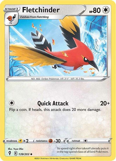 Fletchinder 139/203 — Evolving Skies