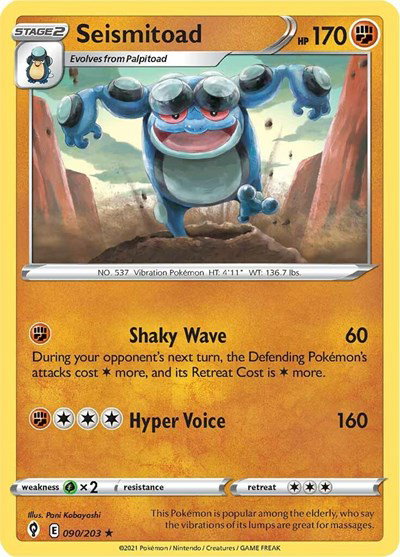 Seismitoad 090/203 — Evolving Skies