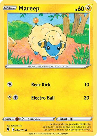 Mareep 054/203 — Evolving Skies