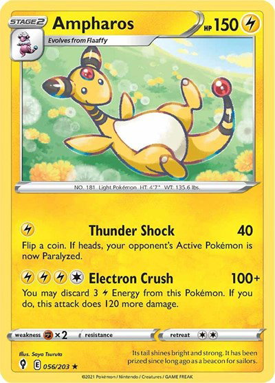 Ampharos 056/203 — Evolving Skies