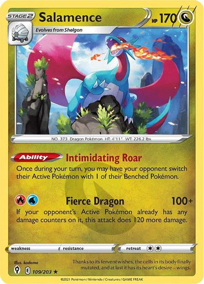 Salamence 109/203 — Evolving Skies