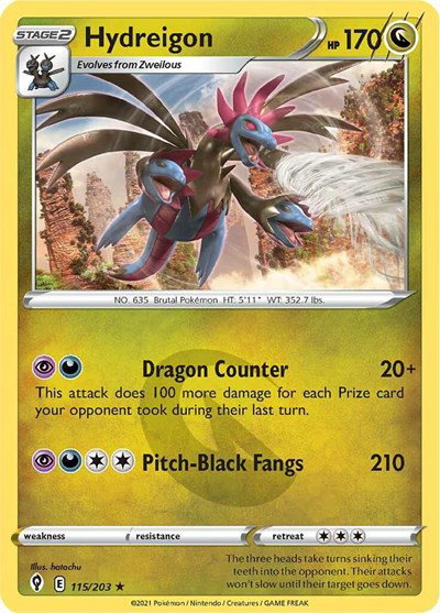 Hydreigon 115/203 — Evolving Skies