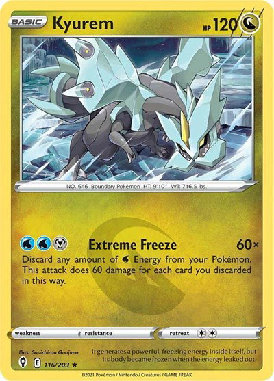 Kyurem 116/203 — Evolving Skies