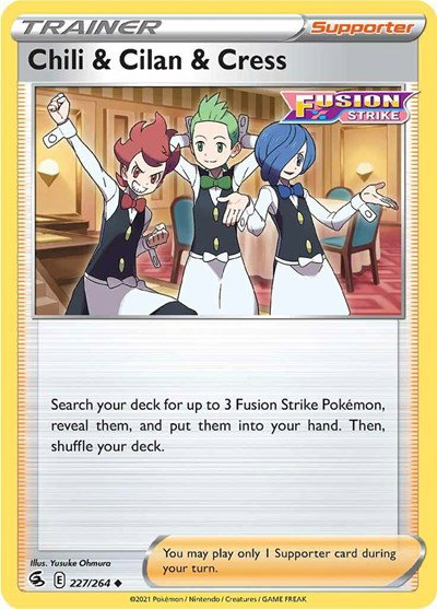 Chili & Cilan & Cress 227/264 — Fusion Strike