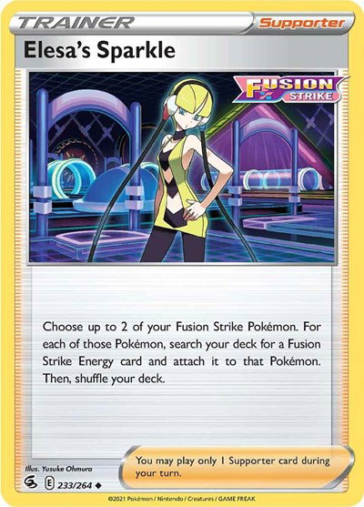 Elesa's Sparkle 233/264 — Fusion Strike
