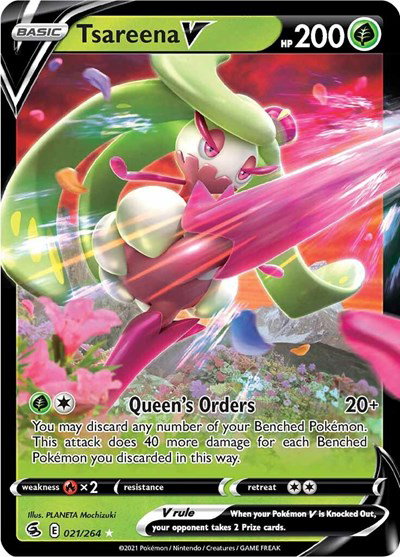 Tsareena V 021/264 — Fusion Strike