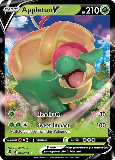 Appletun V 026/264 — Fusion Strike