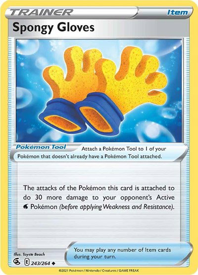 Spongy Gloves 243/264 — Fusion Strike