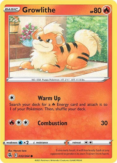 Growlithe 032/264 — Fusion Strike