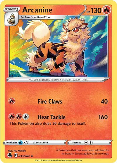 Arcanine 033/264 — Fusion Strike