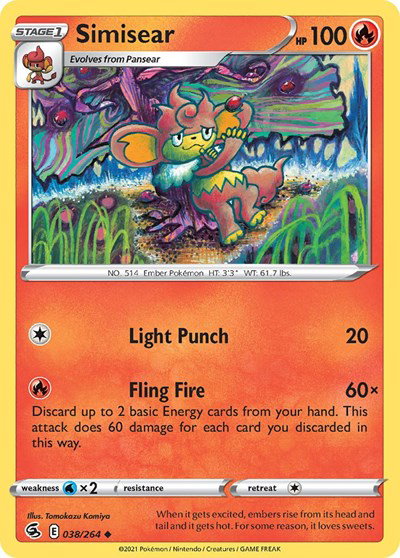 Simisear 038/264 — Fusion Strike