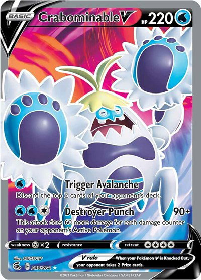Crabominable V (Full Art) 248/264 — Fusion Strike