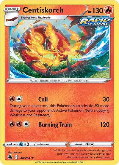 Centiskorch (48) 048/264 — Fusion Strike