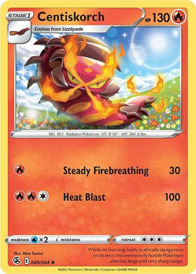 Centiskorch (49) 049/264 — Fusion Strike
