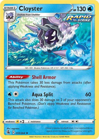 Cloyster 051/264 — Fusion Strike