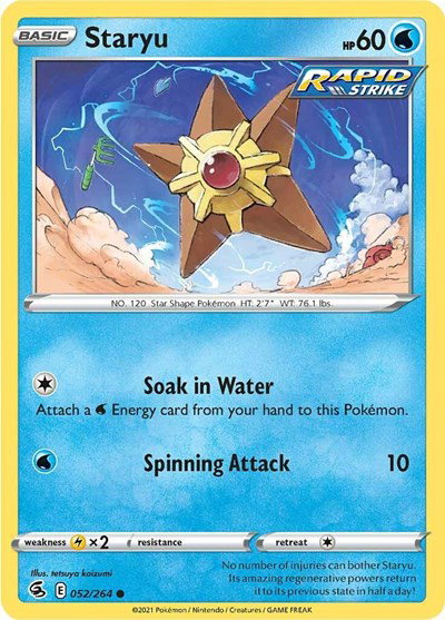 Staryu 052/264 — Fusion Strike