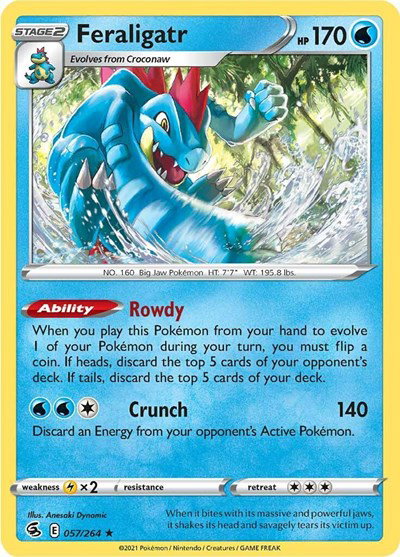 Feraligatr 057/264 — Fusion Strike