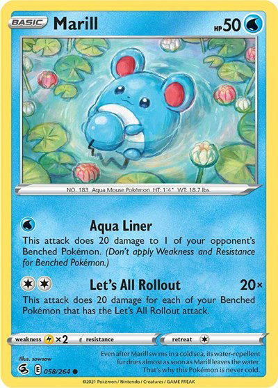 Marill 058/264 — Fusion Strike
