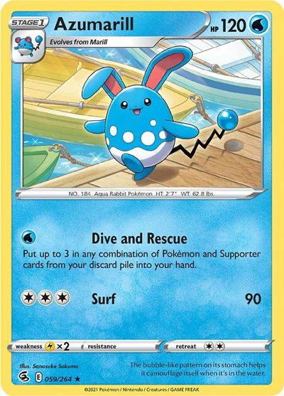 Azumarill 059/264 — Fusion Strike