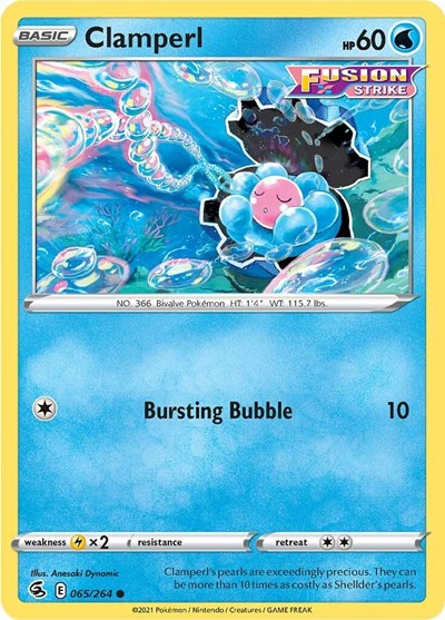 Clamperl 065/264 — Fusion Strike