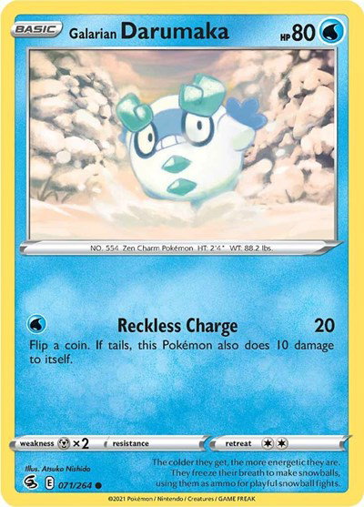 Galarian Darumaka 071/264 — Fusion Strike