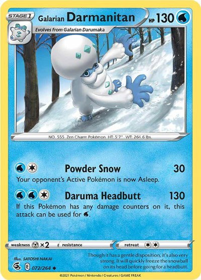 Galarian Darmanitan 072/264 — Fusion Strike
