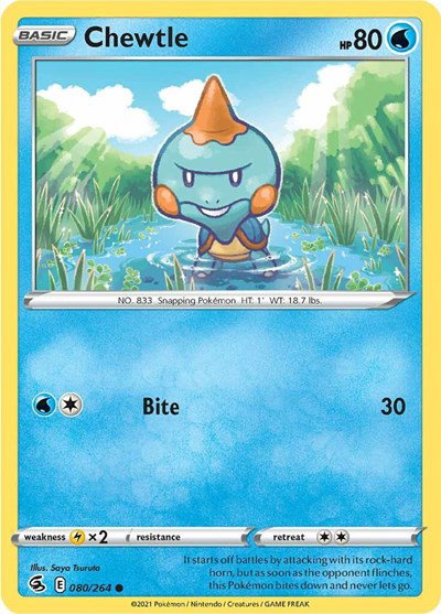 Chewtle 080/264 — Fusion Strike