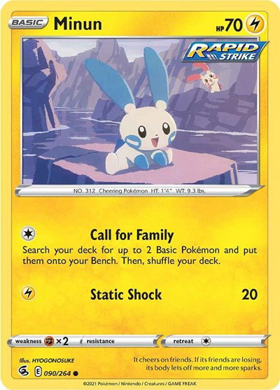Minun 090/264 — Fusion Strike