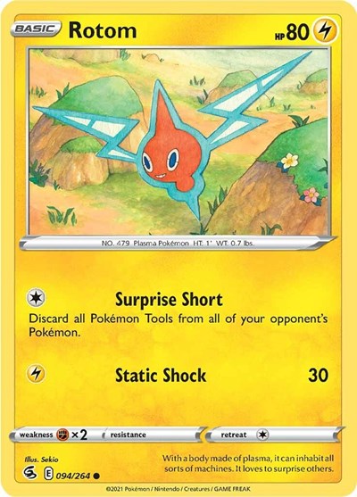 rotom pokemon card price Rotom V SWSH 257 Promo DE NM+ main image 1